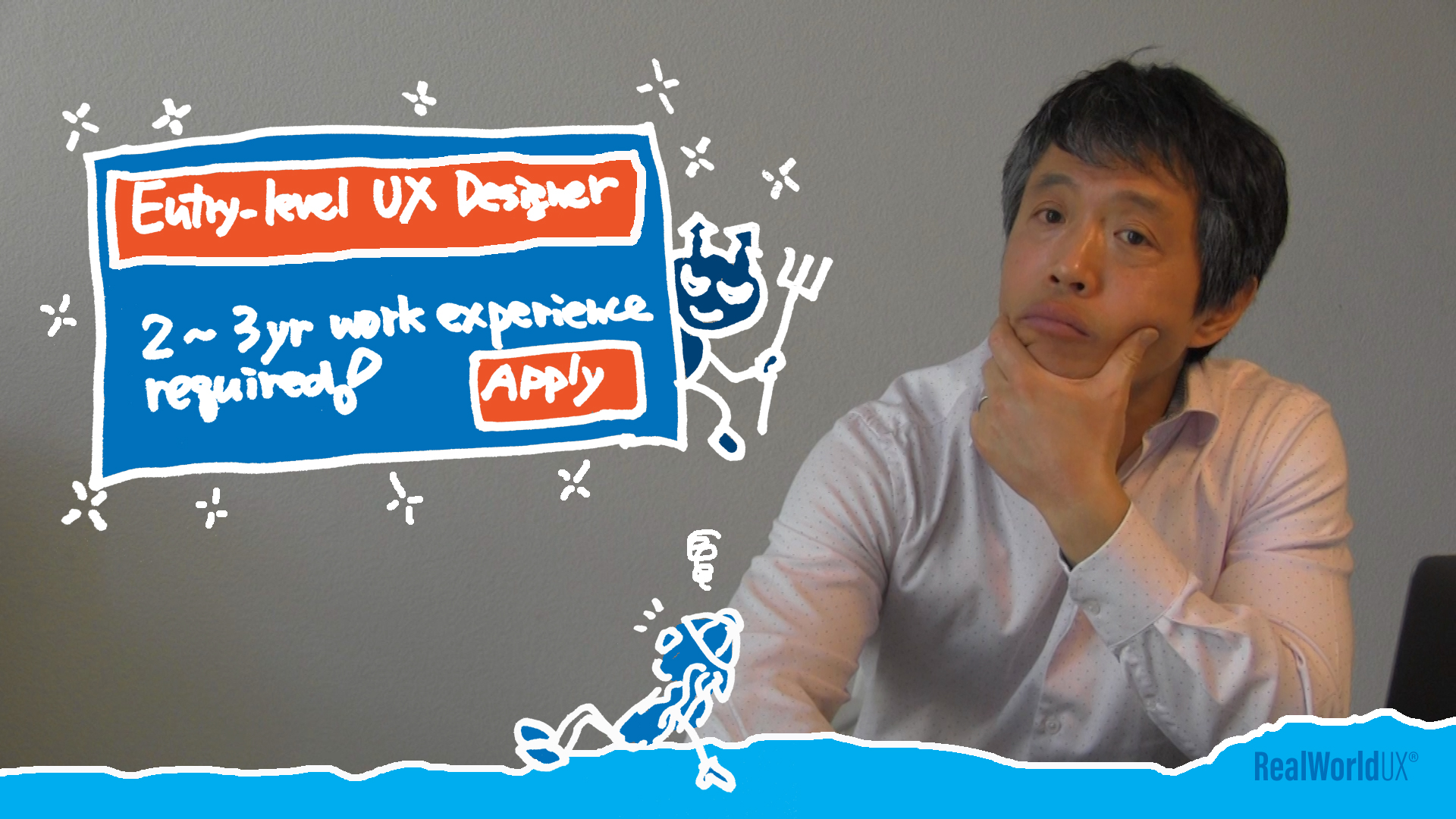 Job posting for an entry-level UX designer says you are required to have 2-3 year work experience.